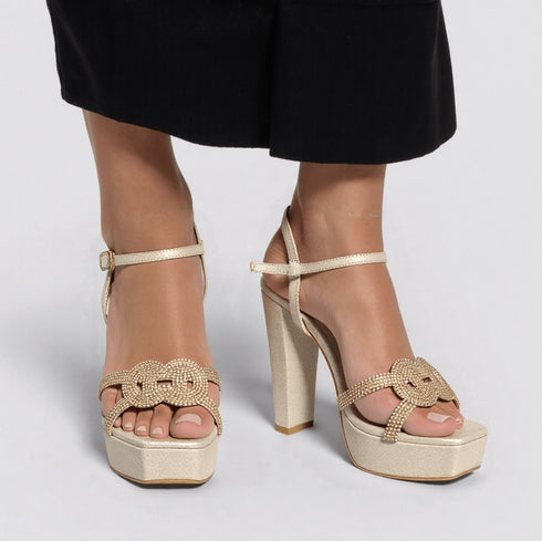Women Formal Block Heel - 62813S - Block Heel - Walkeaze